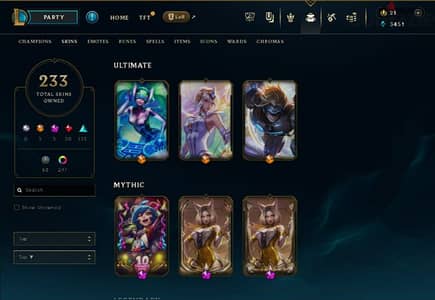 acc league of legends for sale