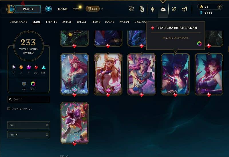 acc league of legends for sale 1