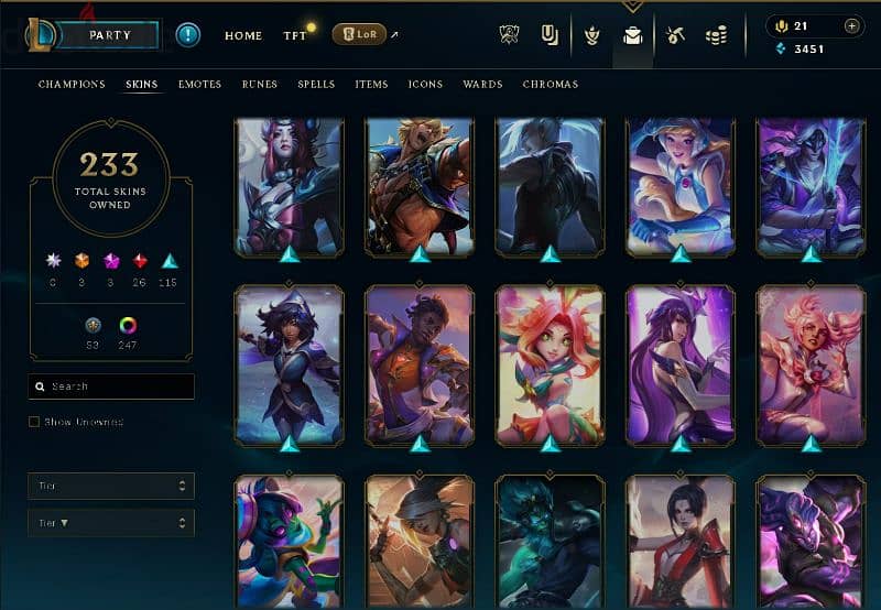 acc league of legends for sale 5