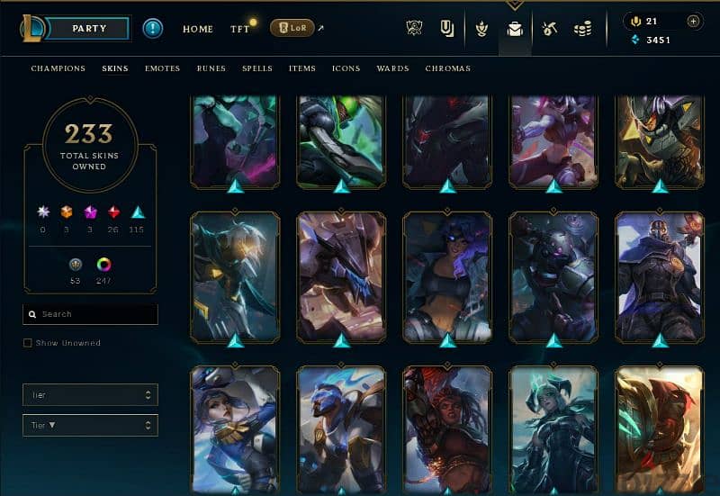 acc league of legends for sale 8