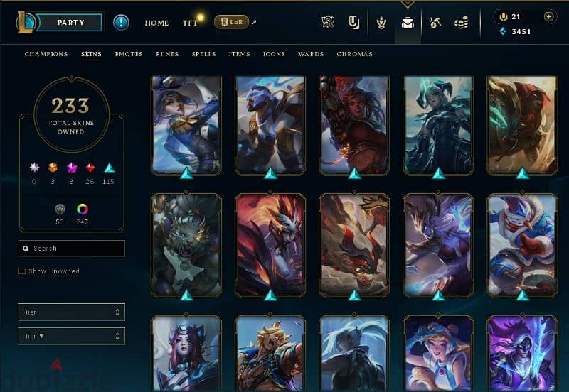 acc league of legends for sale 9