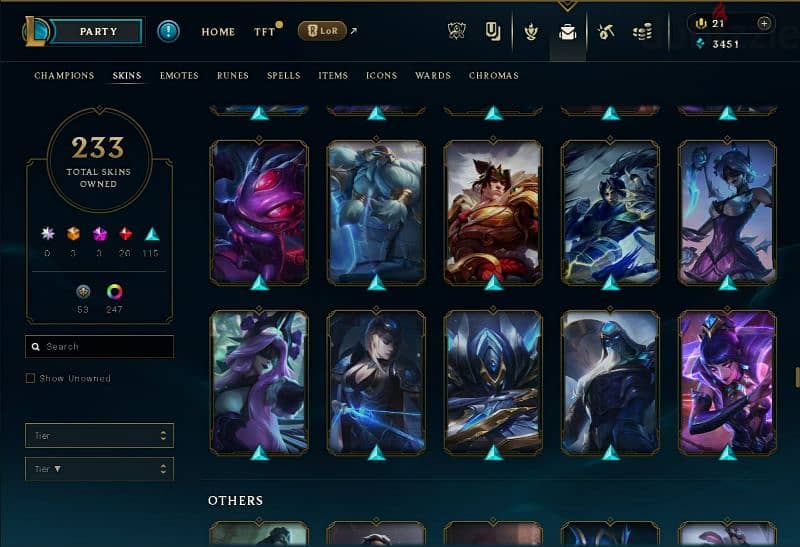 acc league of legends for sale 10