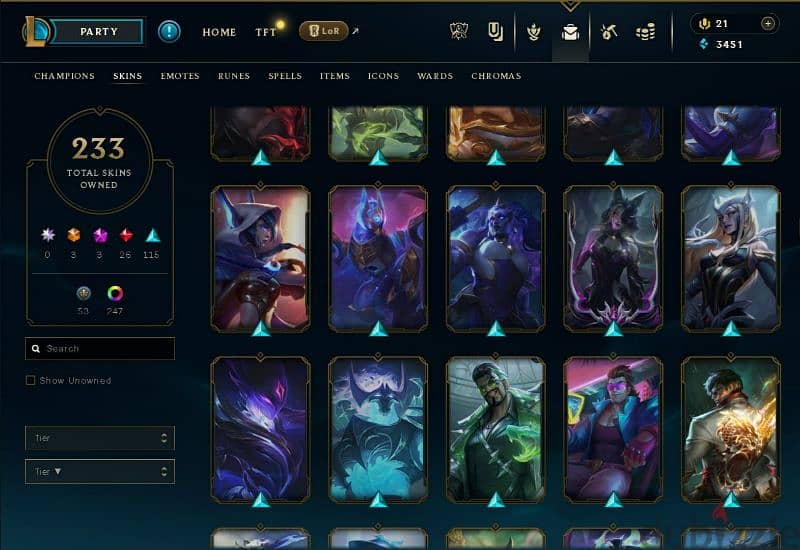 acc league of legends for sale 12