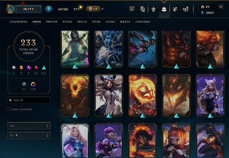 acc league of legends for sale 15