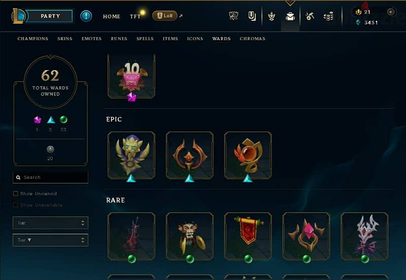 acc league of legends for sale 19