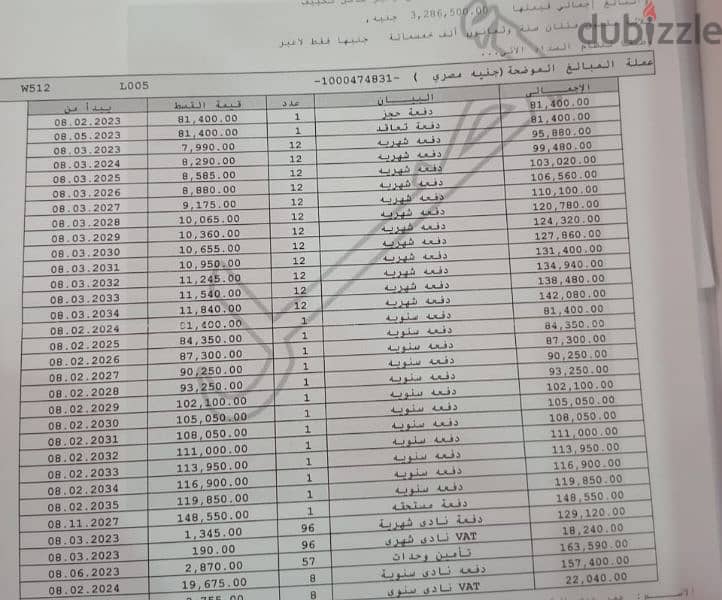 استوديو للبيع في مدينتي ببريفادو مساحه 65م حجز قديم 6