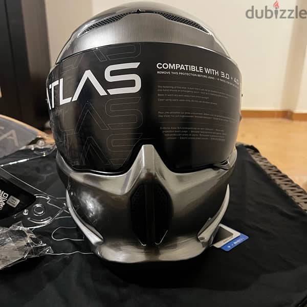 Ruroc ATLAS 4.0 CARBON Mercury motorbike helmet 1