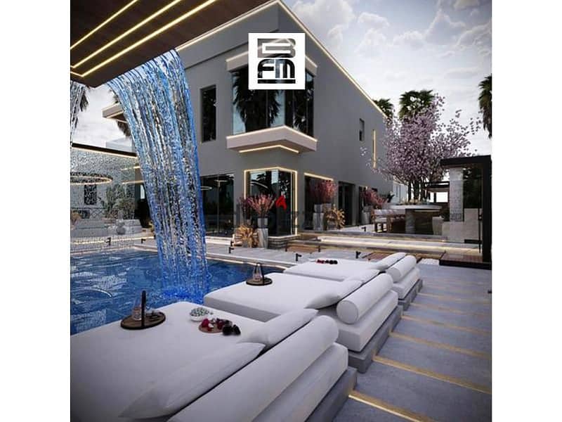 A luxurious large area palace for rent in the most prestigious neighborhoods of Shorouk City the Club District 8