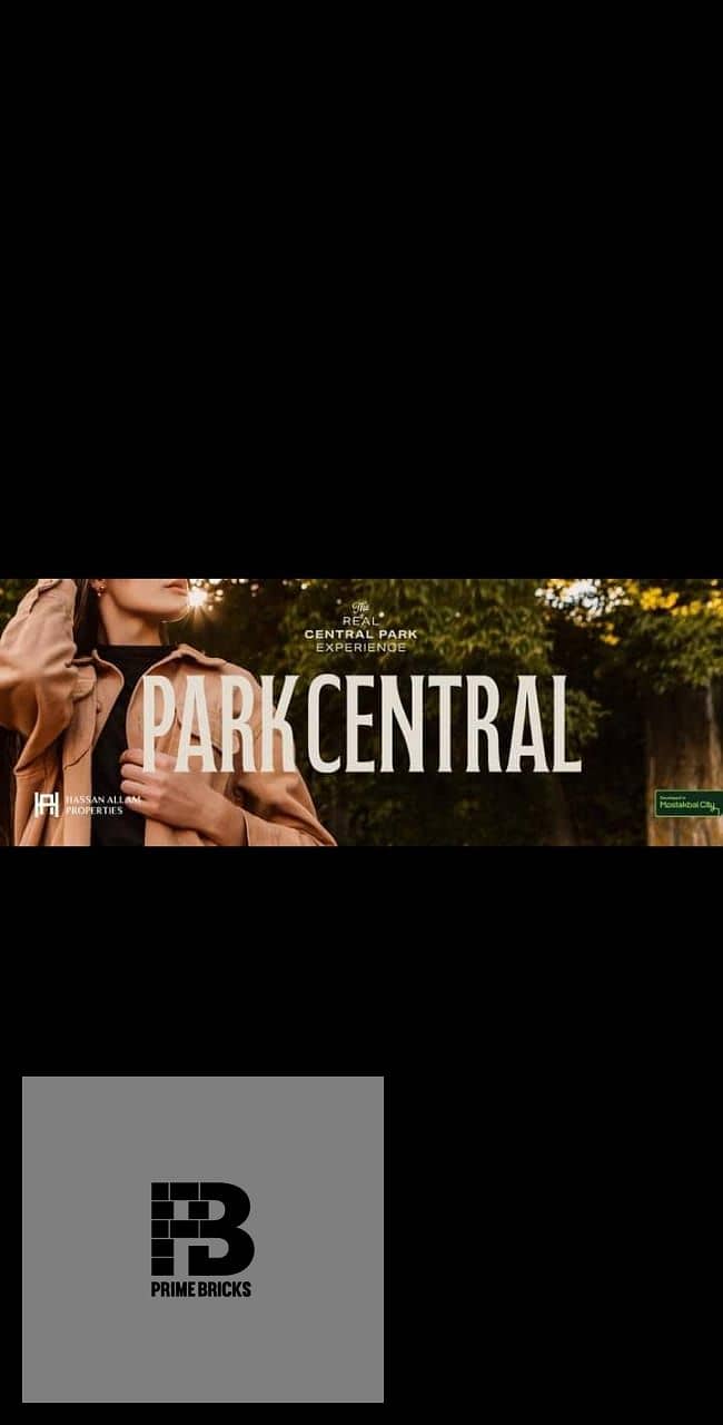 للبيع بسعر الطرح الاول لمشروع شقة 104 متر في park central بارك سنترل  Hassan Allam  في المستقبل سيتي 3