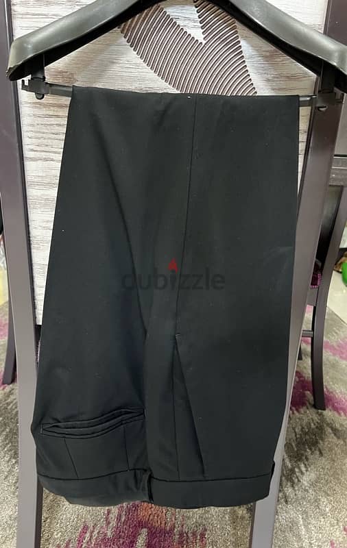 Zara man suit blazer (54) trousers (36) black 1