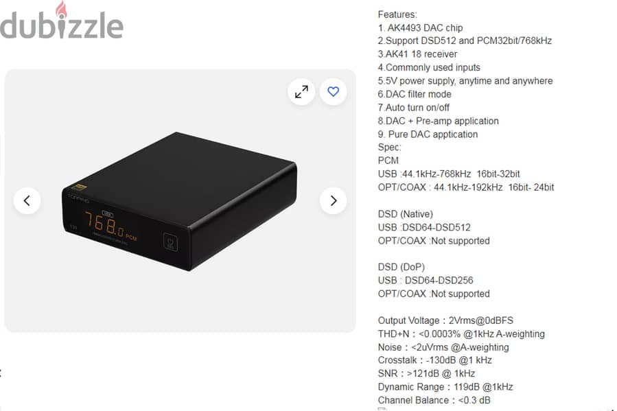 TOPPING E30 USB DAC PREAMP AUDIO 2