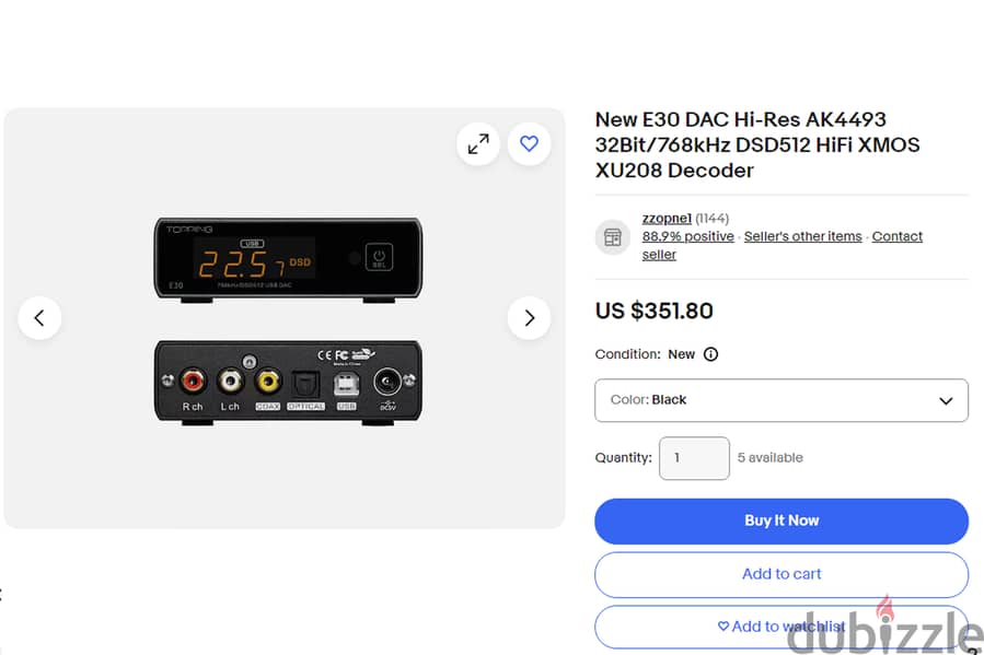 TOPPING E30 USB DAC PREAMP AUDIO 3