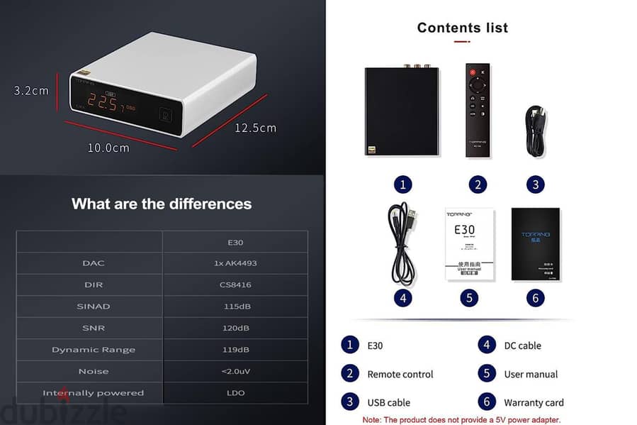 TOPPING E30 USB DAC PREAMP AUDIO 5