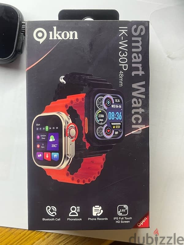 IKON IK-W30P 48mm طبق الاصل apple watch ultra 5