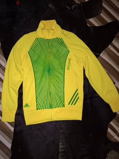 Rare Adidas Brazil World Cup 2010 SAMPLE Jacket Official FIFA Licensed