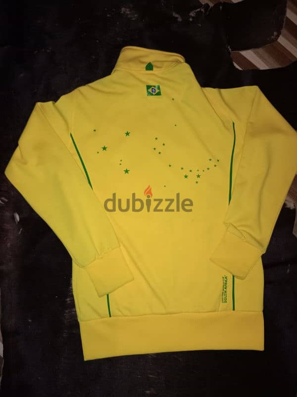 Rare Adidas Brazil World Cup 2010 SAMPLE Jacket Official FIFA Licensed 1