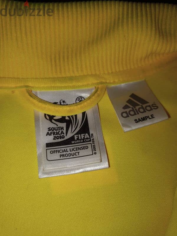 Rare Adidas Brazil World Cup 2010 SAMPLE Jacket Official FIFA Licensed 3