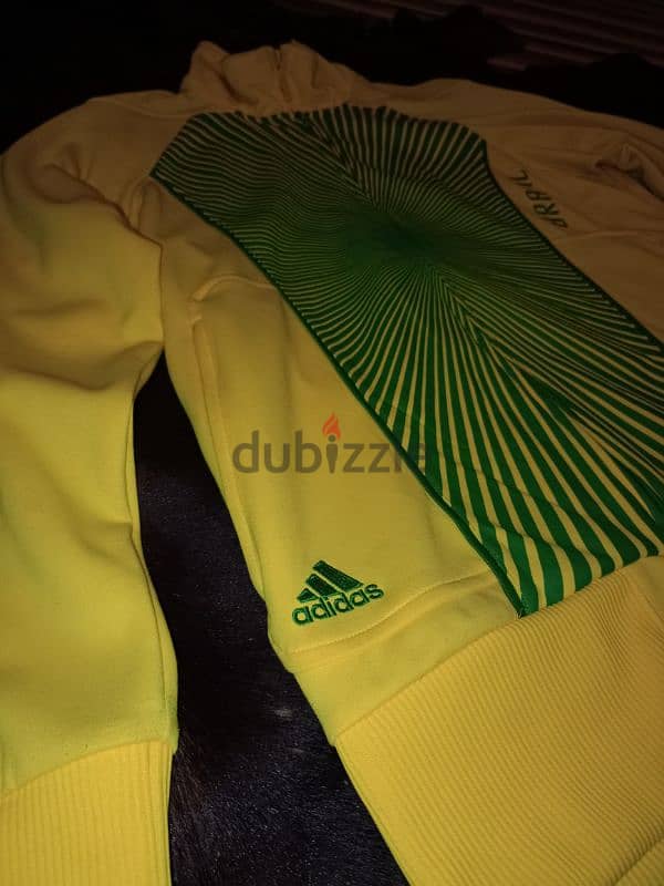 Rare Adidas Brazil World Cup 2010 SAMPLE Jacket Official FIFA Licensed 5