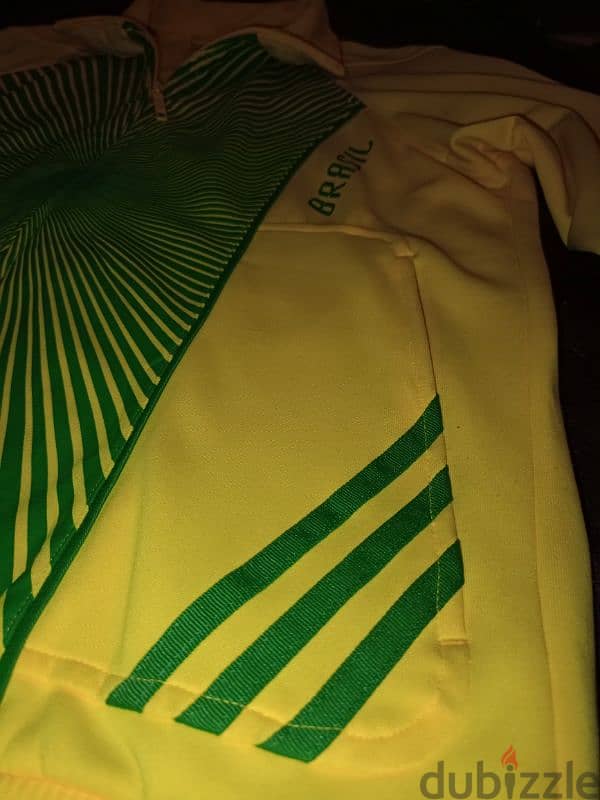 Rare Adidas Brazil World Cup 2010 SAMPLE Jacket Official FIFA Licensed 6