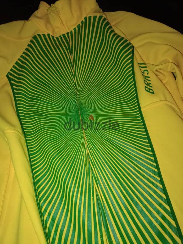 Rare Adidas Brazil World Cup 2010 SAMPLE Jacket Official FIFA Licensed 7