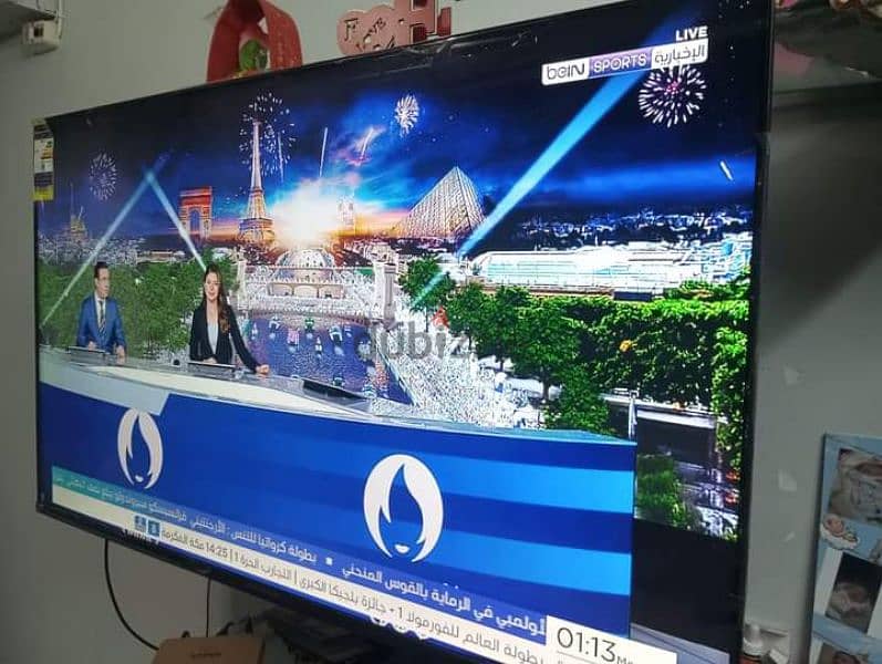 شاشة LG 55 بوصة سمارت 4K برسيفر داخلي باللزقة الشركة ريموت الماجيك 0