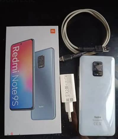 redmi Note 9s 6/128 Zeroo With Box and charger