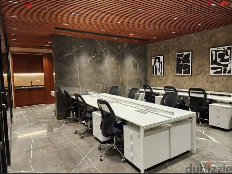 مكتب اداري للايجار 220م مميز في التجمع الخامس Office For Rent 220M 1