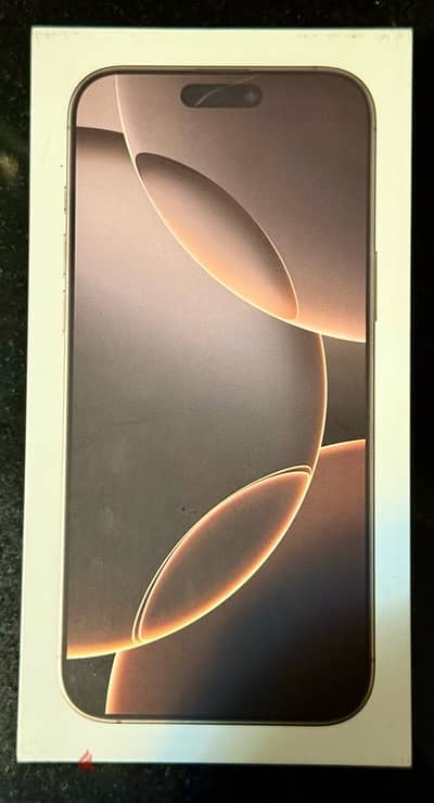 Sealed Middle East version, iPhone 16 Pro Max Desert Titanium 256 GB.