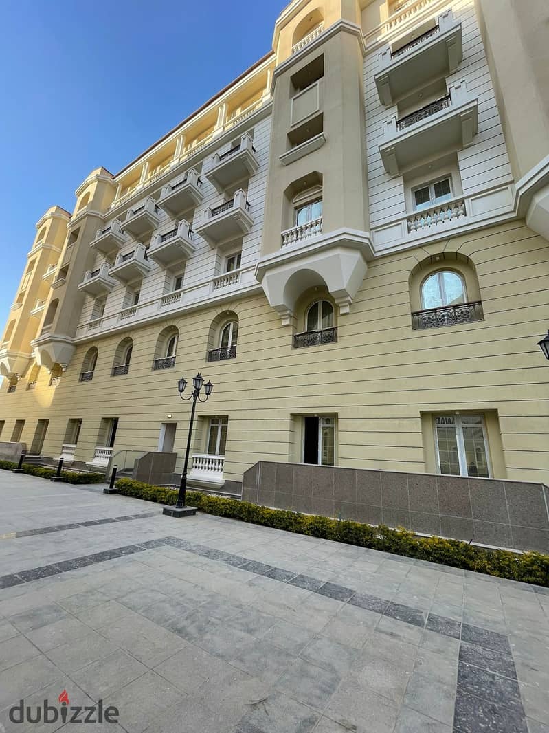 For sale, an apartment in New Garden City Compound from City Edge Company and the Housing and Development Bank, in installments over 12 years. 7