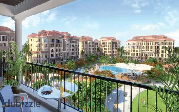 Apartment For Sale In 90 Avenue New Cairo land scape view DP 10 % Installment over 10 y 2