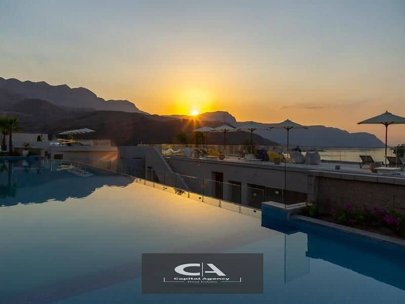 For a limited offer , without 0% down payment, fully finished chalet in Ain Sokhna, Monte Galala | View directly on the lagoon 6