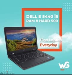 dell  5440 بحالة الجديد وضمان فعلي + ssd 256 +500 HDD بدون خربوش 0