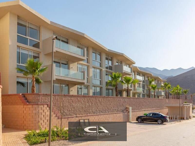 Two-room chalet for sale in Monte Galala, Ain Sokhna No down payment 0% | In installments over 10 years 0