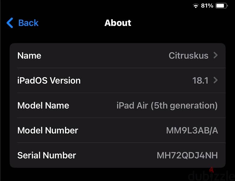 (M1) IPAD AIR 5 , 11 inch , 256GB with apple pencil 4