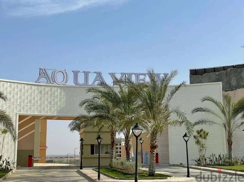 للبيع ستوديو ببلكونة مفروش بالأجهزة اكوا فيو Studio for sale 52m Cash 11