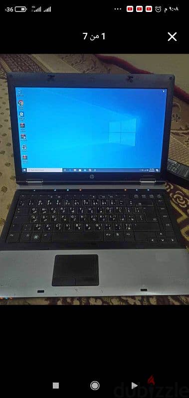 لاب توب hp brobook6450. . . للبيع او البدل بي كمبيوتر