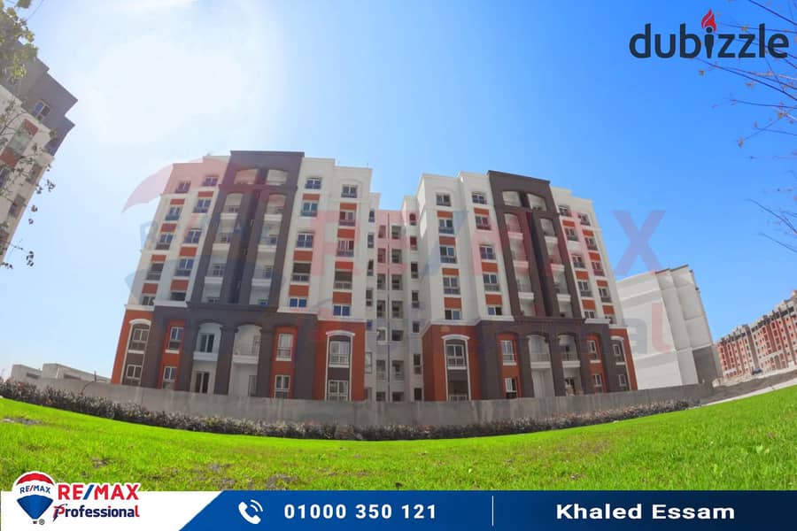 Own your apartment in Alex West with an open view at less than the market price and installments up to 7 years 7