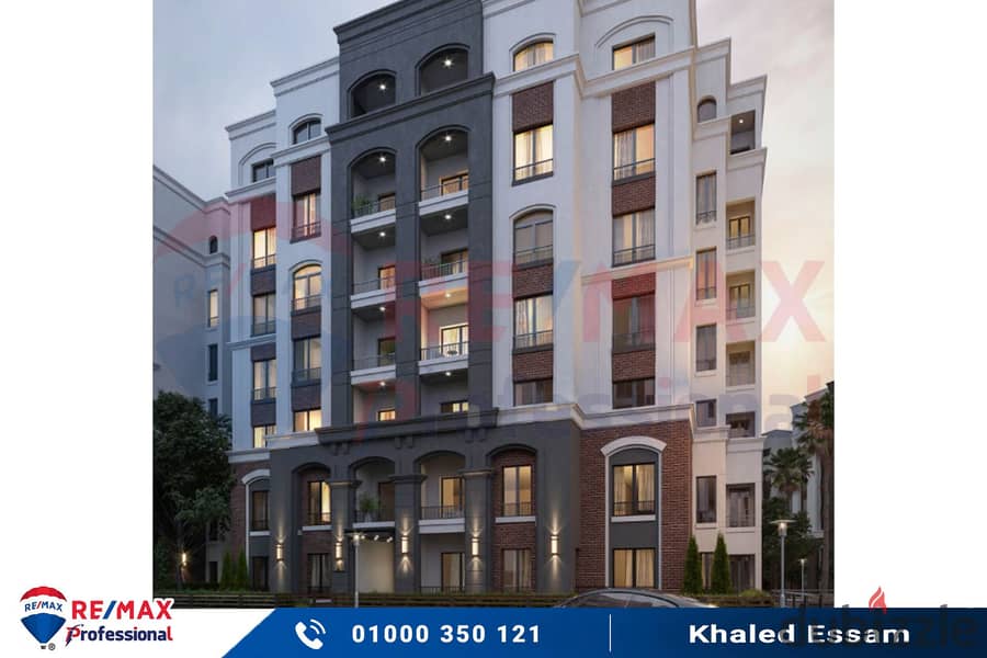 Own your apartment in Alex West with an open view at less than the market price and installments up to 7 years 10