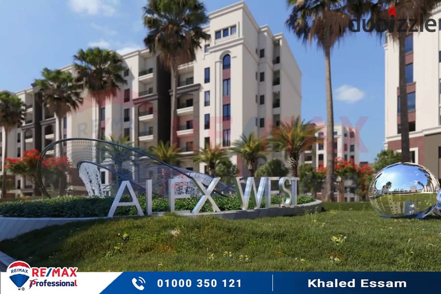 Own your apartment in Alex West with an open view at less than the market price and installments up to 7 years 17