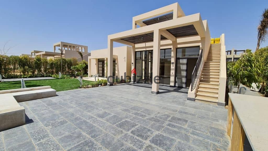 Penthouse for sale fully finished in front of Mall of Egypt, Lagoon view, in O West by Orascom 4