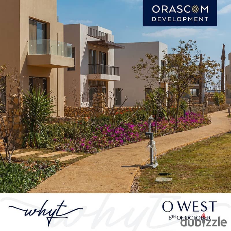 Penthouse for sale fully finished in front of Mall of Egypt, Lagoon view, in O West by Orascom 8