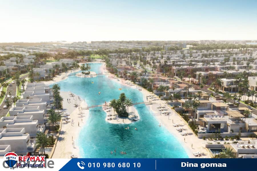 You still have a chance to invest in Ras El Hekma by owning a first row chalet on the lagoon 4