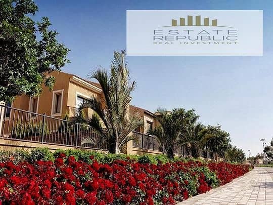 townhouse for sale with the best price in market dierct on landsacpe in mivida emaar new cairo 4