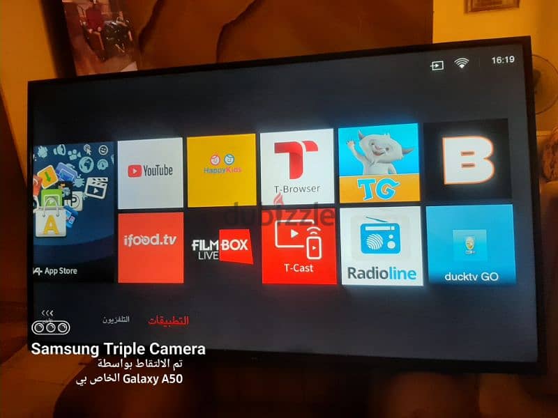 شاشـــه tcl تي سي ال 55 بوصـة سمــــارت 4k بالكرتونة 4