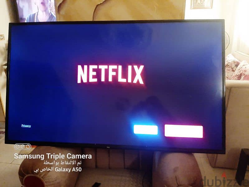 شاشـــه tcl تي سي ال 55 بوصـة سمــــارت 4k بالكرتونة 5