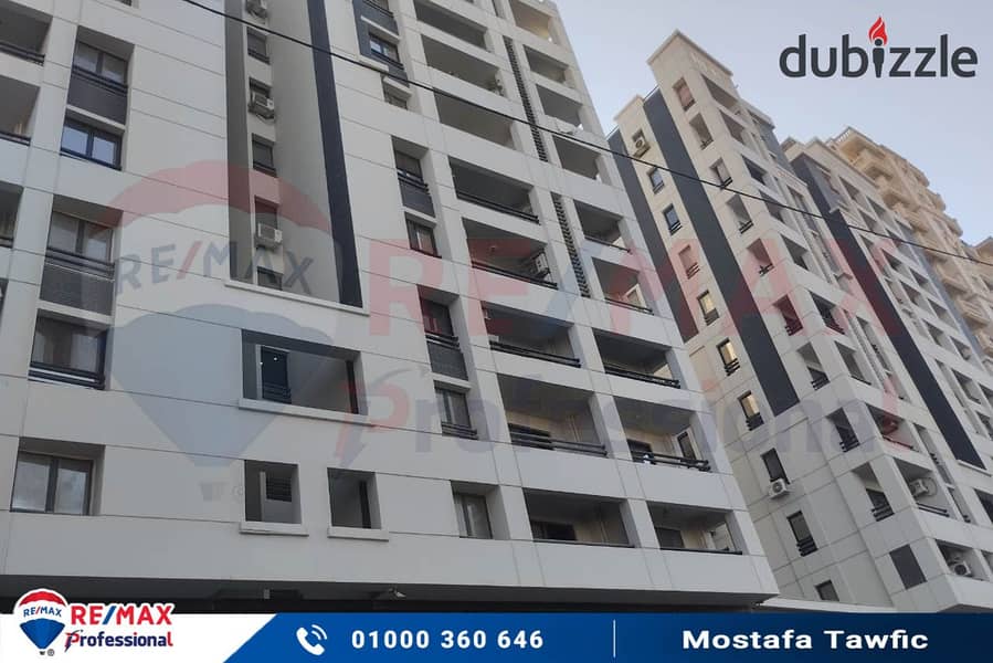 Own your apartment immediately with an open view in the heart of Smouha 3