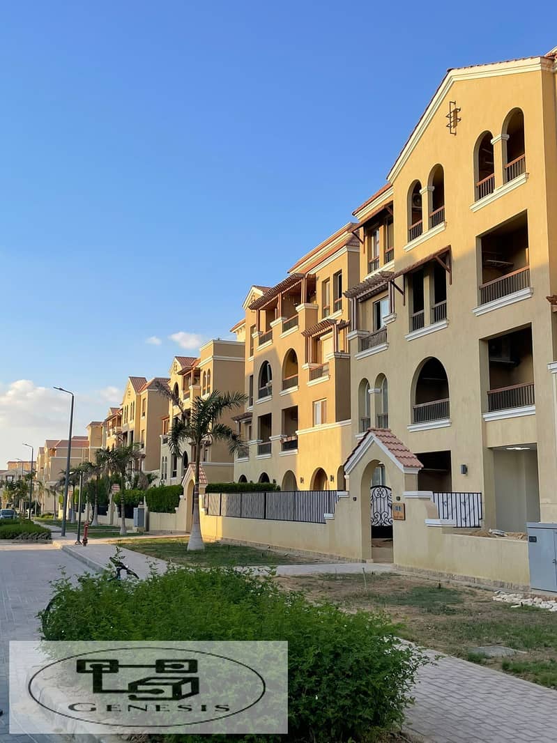 duplex with 4 rooms and a garden in Al Shorouk, directly opposite Madinaty. 14