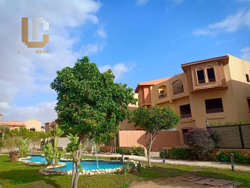 Luxurious StandAlone Villa For Sale Ready to Move Very High End Fully Finished With AC's &kitchen Prime Location Resale Galleria Moon Valley New Cairo 2