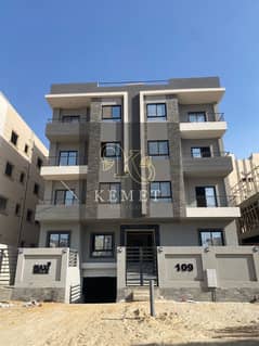 Apartment for sale, ready to move  Area 163, semi-finished  A prime location in New Narges, Fifth Settlement 0