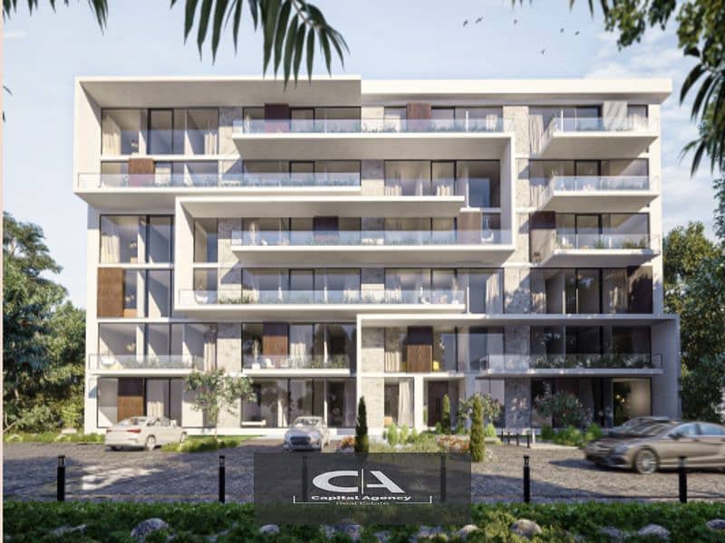 With a 20% cash discount, a 165-meter apartment for sale, super-luxe finishing, in The Crest Compound in the heart of Fifth Settlement 5